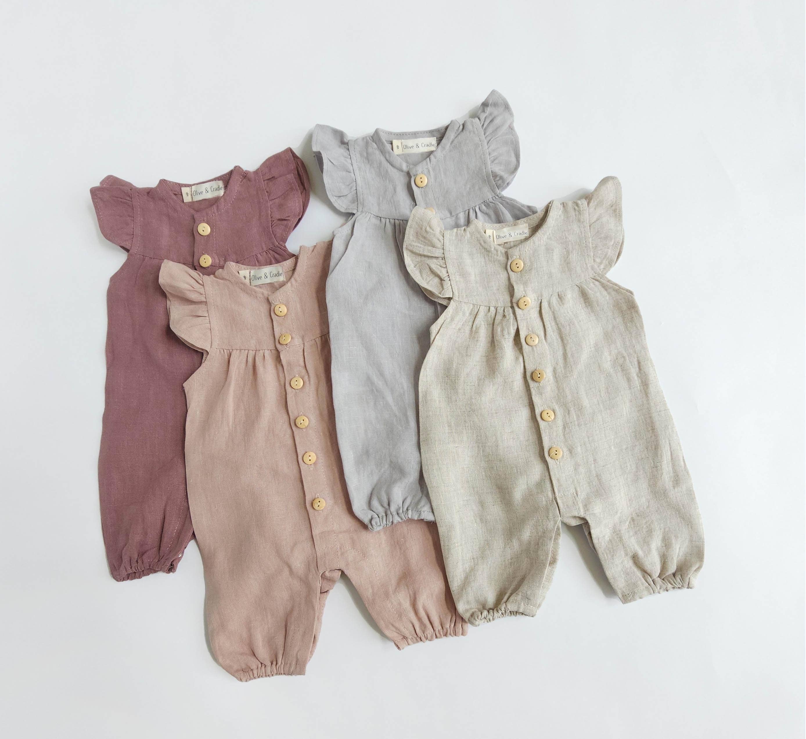 Jennifer Linen Jumper + Bow-Plum