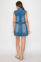 SUMMER DENIM MINI DRESS