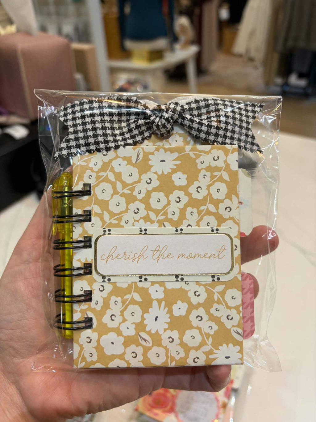 Mini Spiral Notebook w/pen