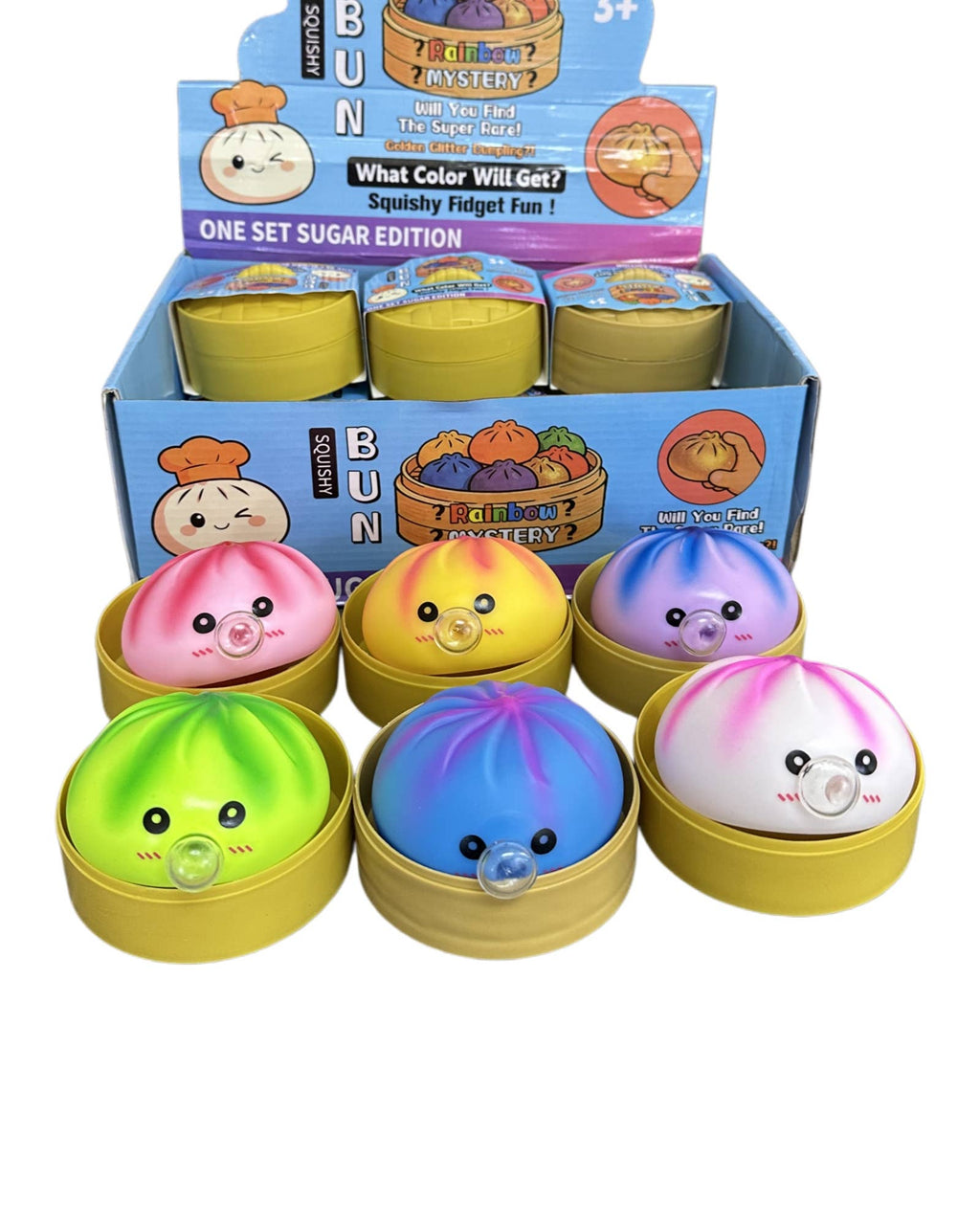Cute Bubble Blowing Bun Squeeze Bao Toy