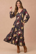 Vintage Floral Dress