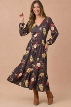 Vintage Floral Dress