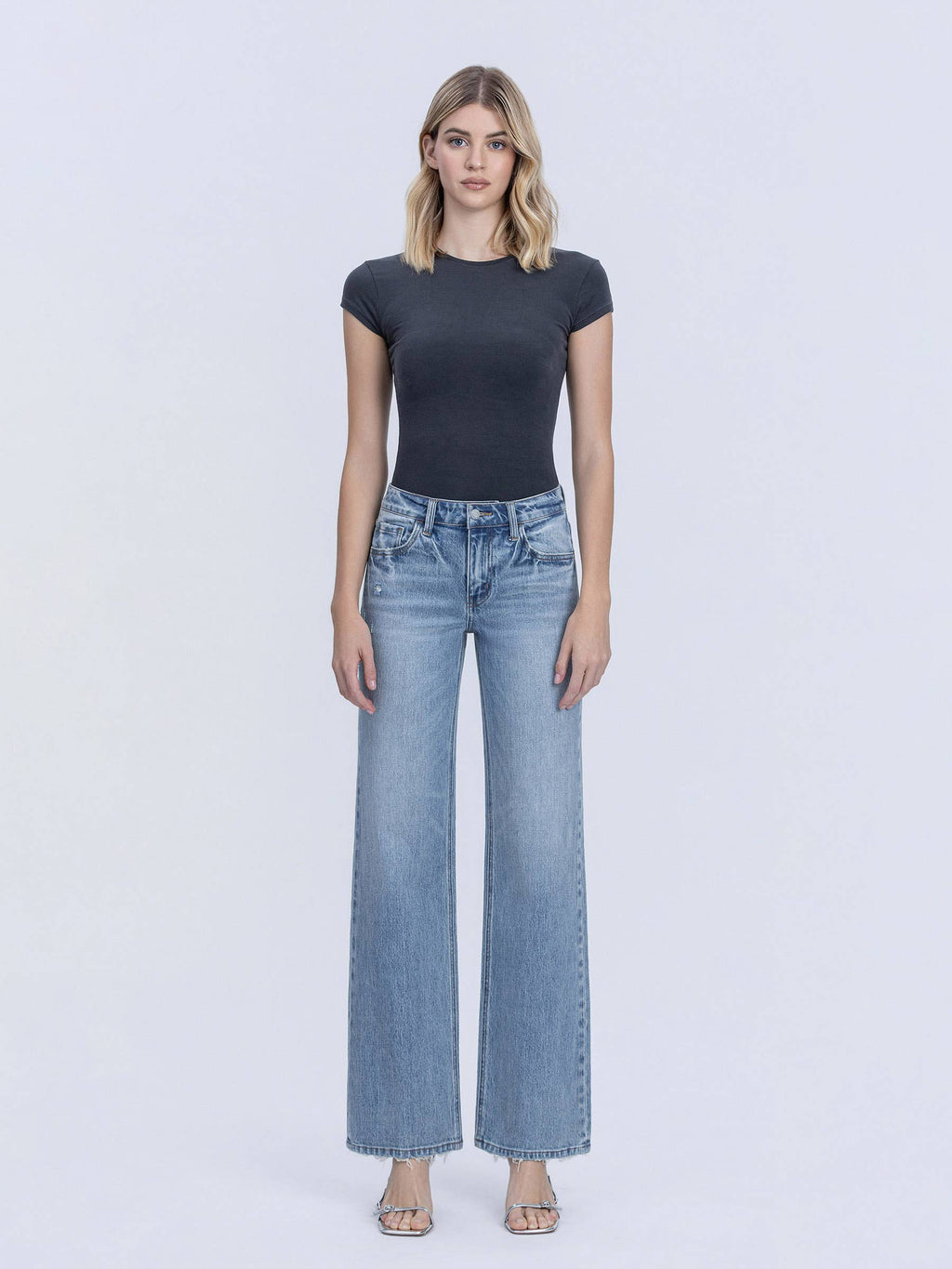 MR LIGHT SLIM WIDE JEANS