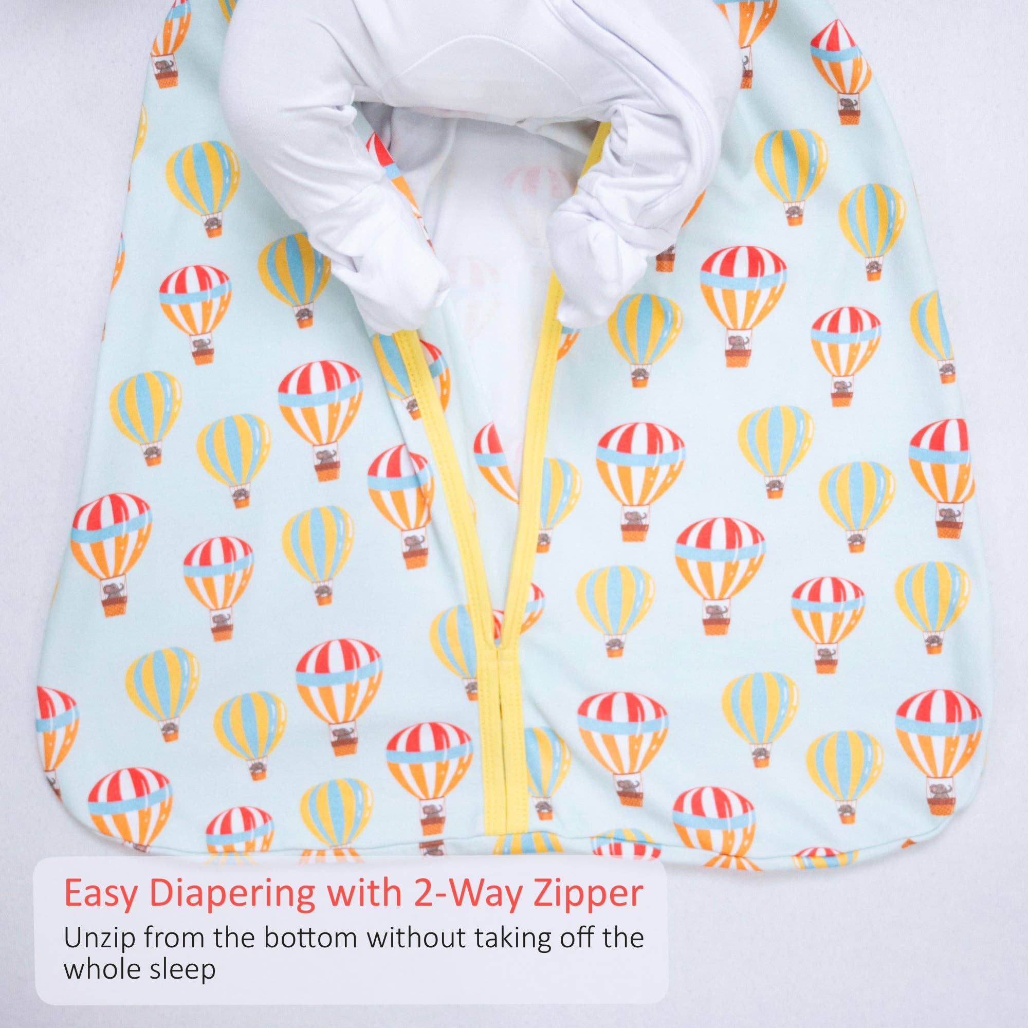 Organic Cotton Sleep Sack 0.5 TOG The Sky Is The Limit