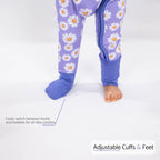 Bamboo Baby Convertible Zipper Pajama Lazy Daisy