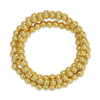 6mm Gold Stretch Bead Bracelet