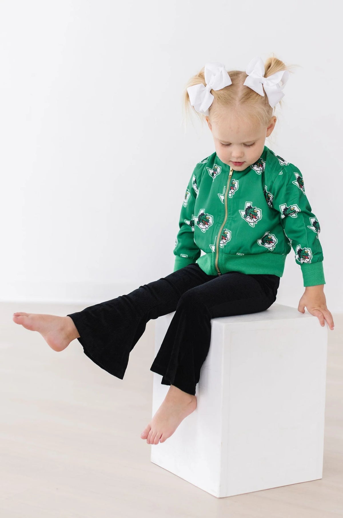 Black Velvet Bell Leggings