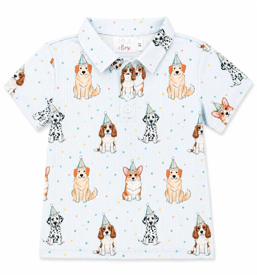 Party Pups Boys Polo