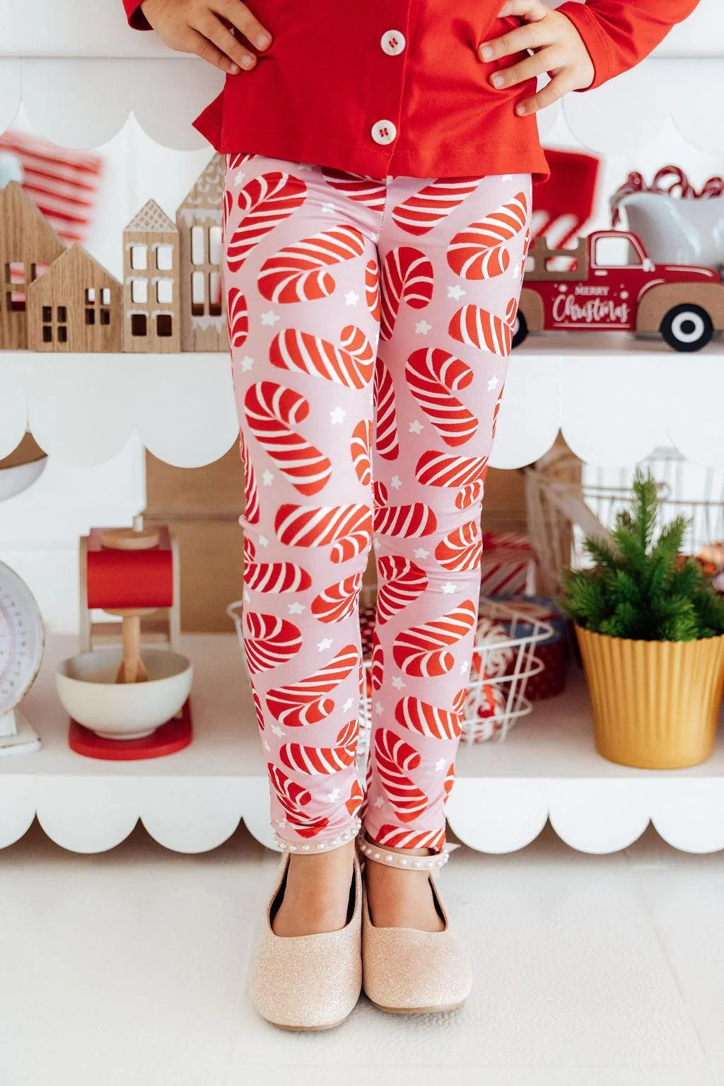 Candy Cane Leggings