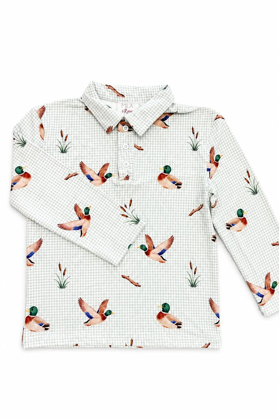 Duck Pond LS Boys Polo