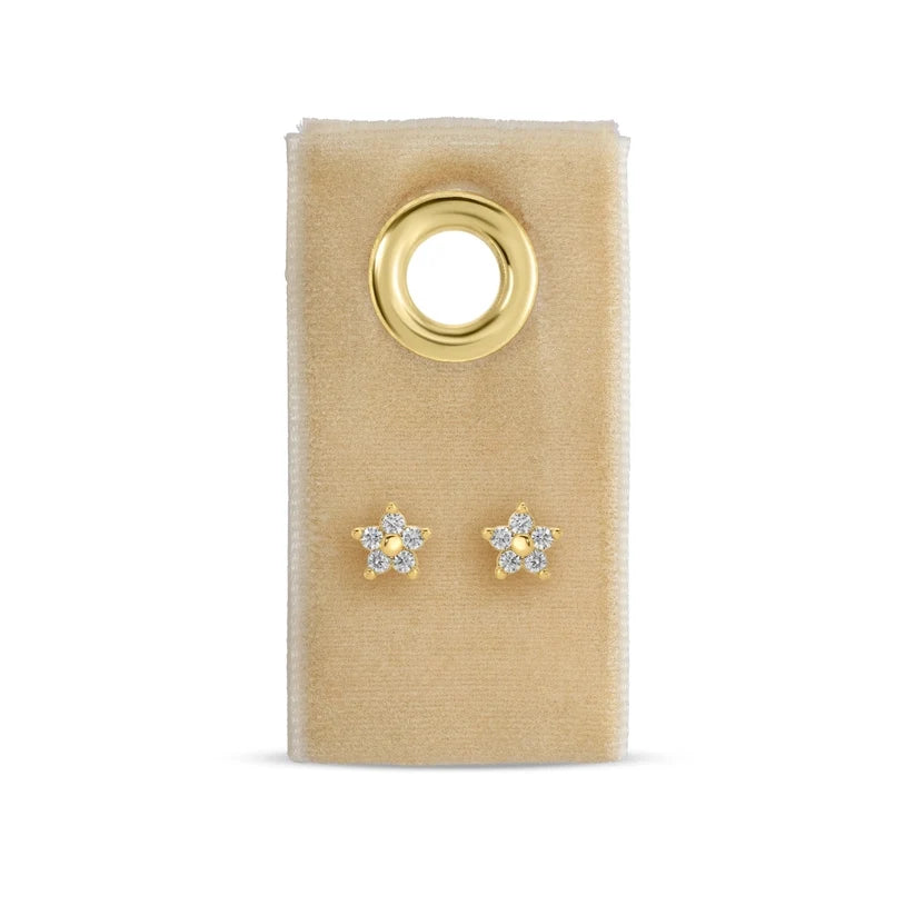 Delicate Flower Studs