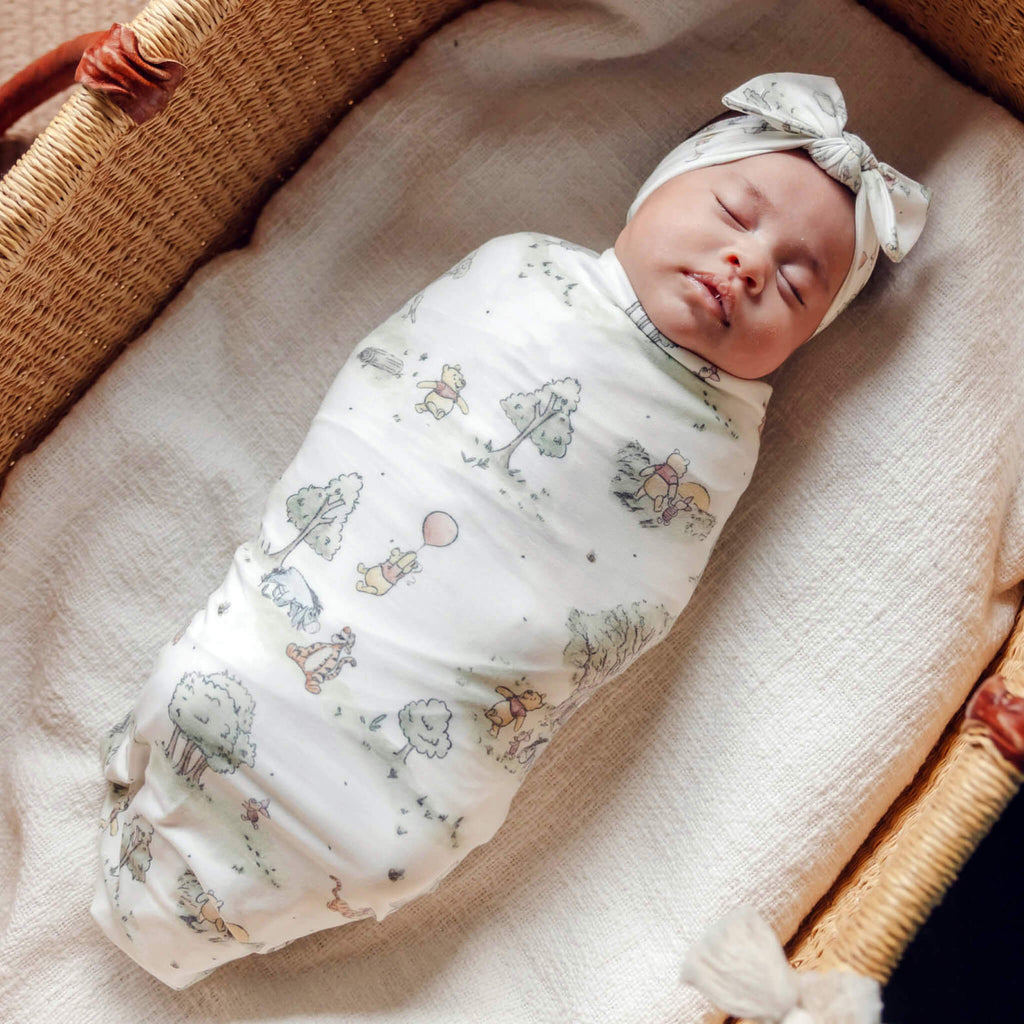 Hundred Acre Wood Swaddle Blanket