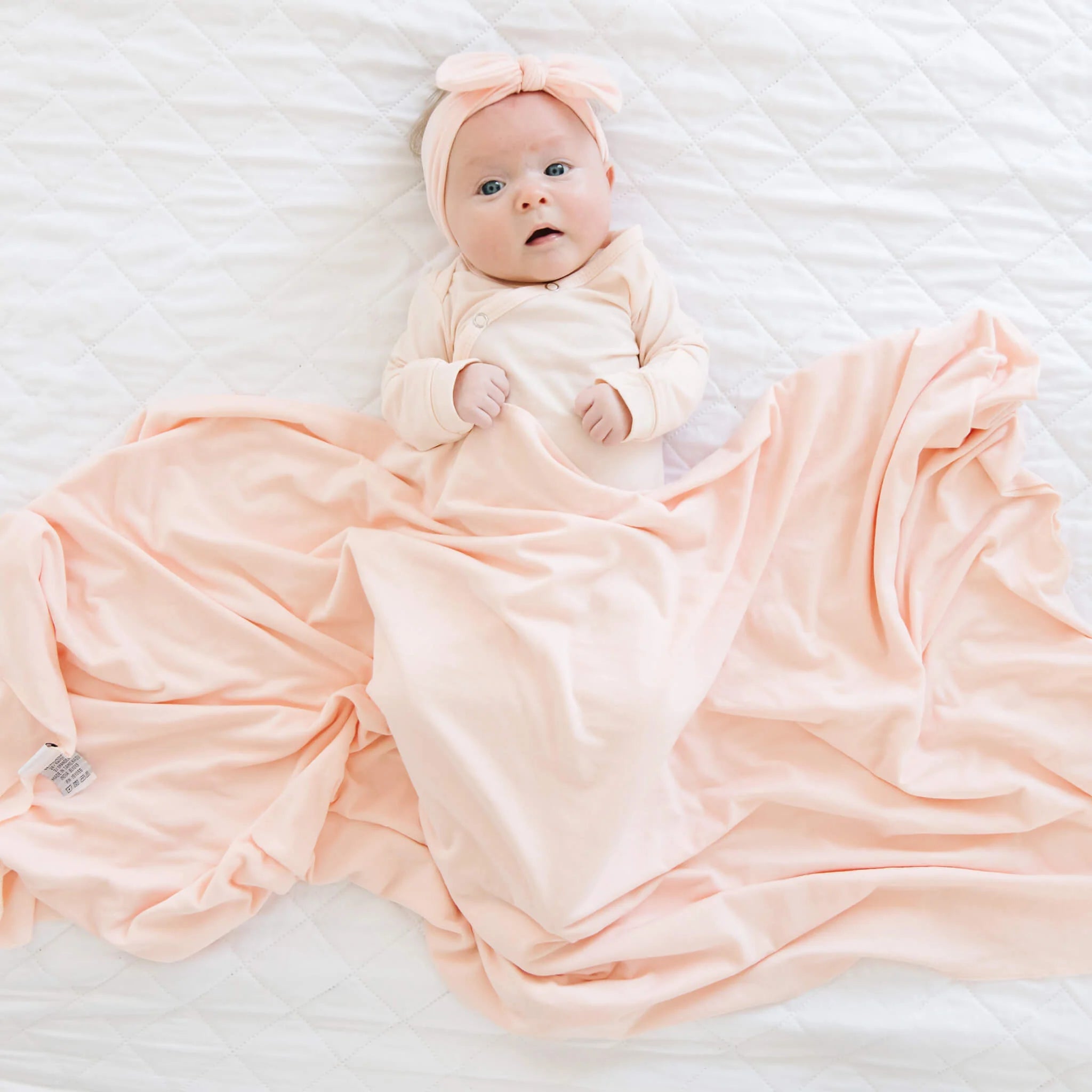 Blush Newborn Knotted Gown