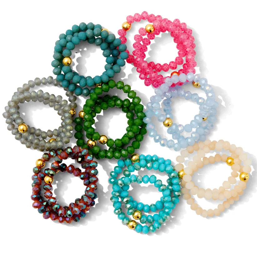 Stretch Crystal Rings