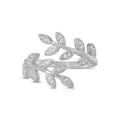 Pavé Adjustable Leaf Ring