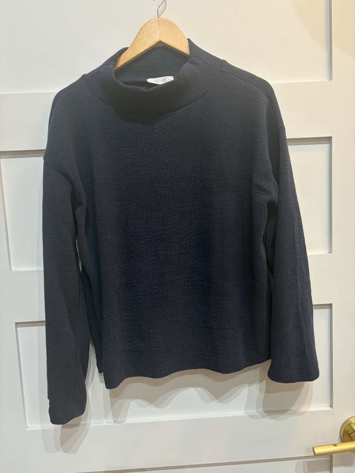 Navy Cord Top