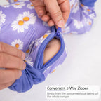 Bamboo Baby Convertible Zipper Pajama Lazy Daisy