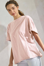 Women's The Essential Raw Edge Oversize Tee