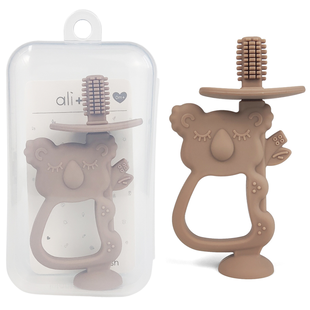 Ali+Oli Training Toothbrush Oral Care Koala (Taupe)