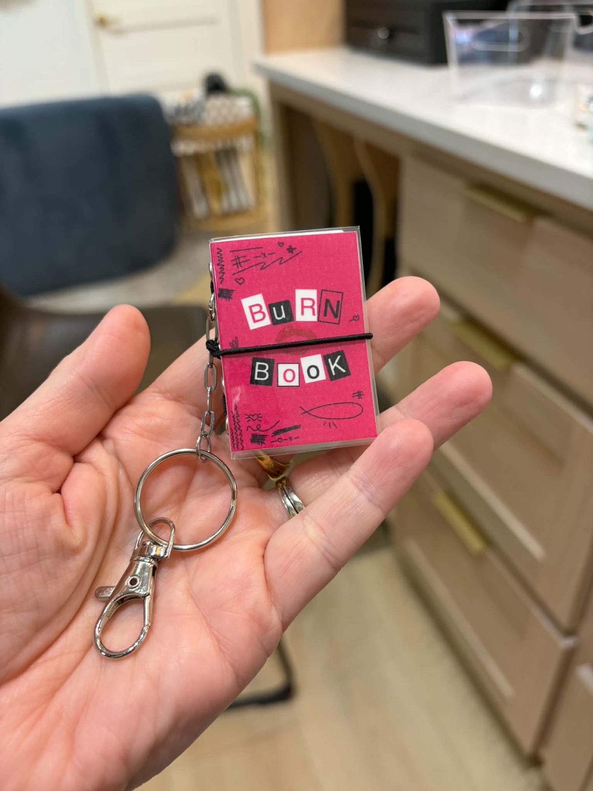 Burn Book Keychain