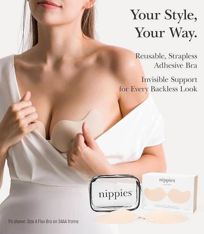 Nippies Flex Bra Adhesive Strapless Bra