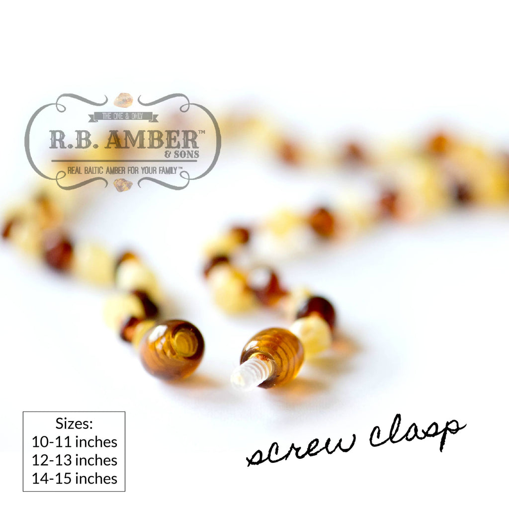 Raw Ombre Baltic Amber Necklace
