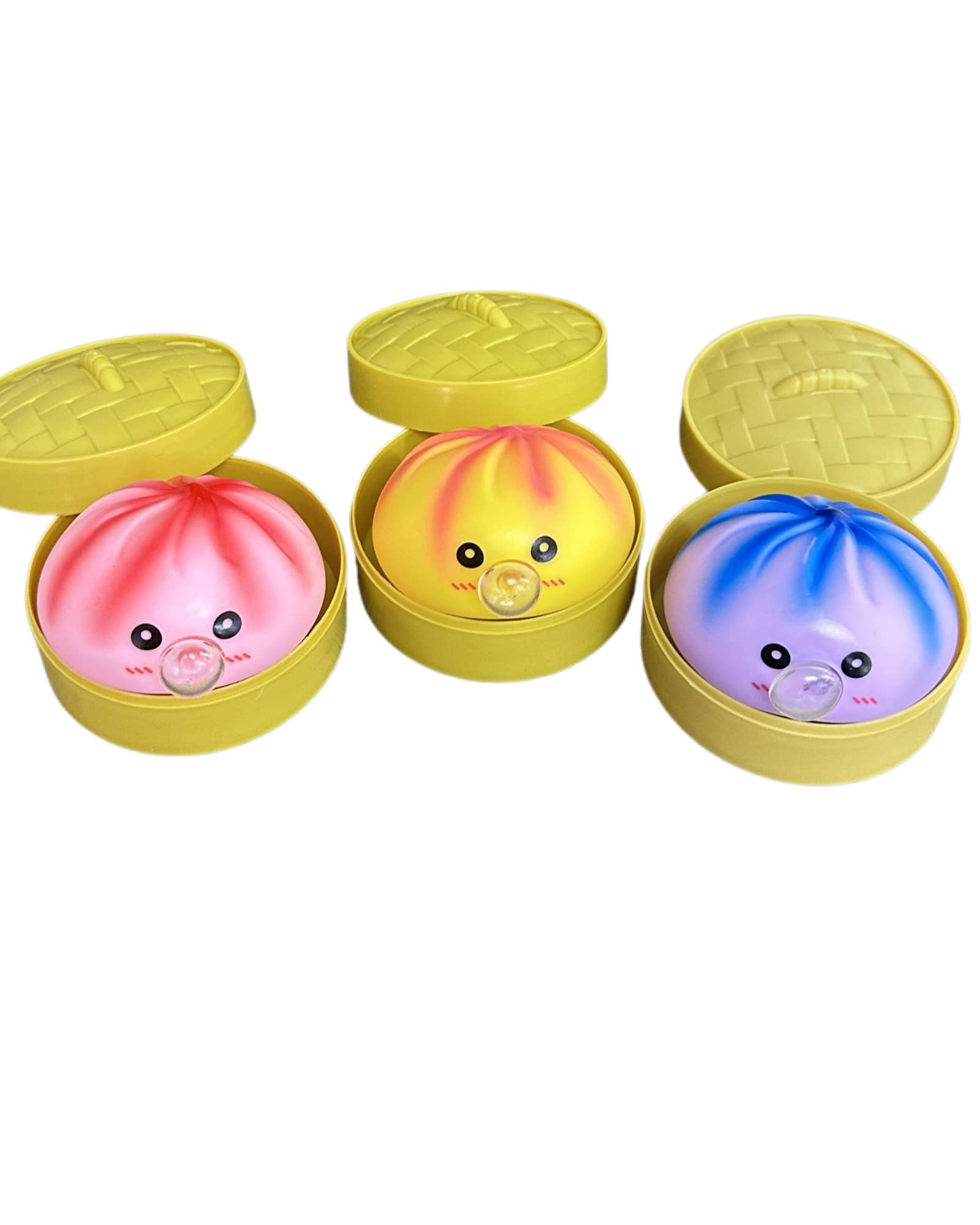 Cute Bubble Blowing Bun Squeeze Bao Toy