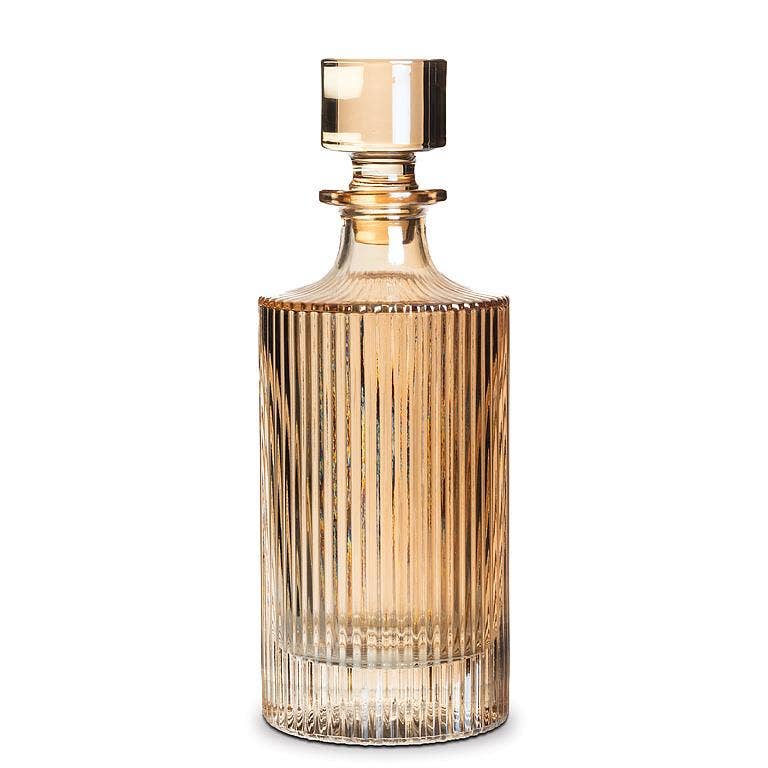 Vertical Optic Decanter-Amber-10.5"H(28oz)