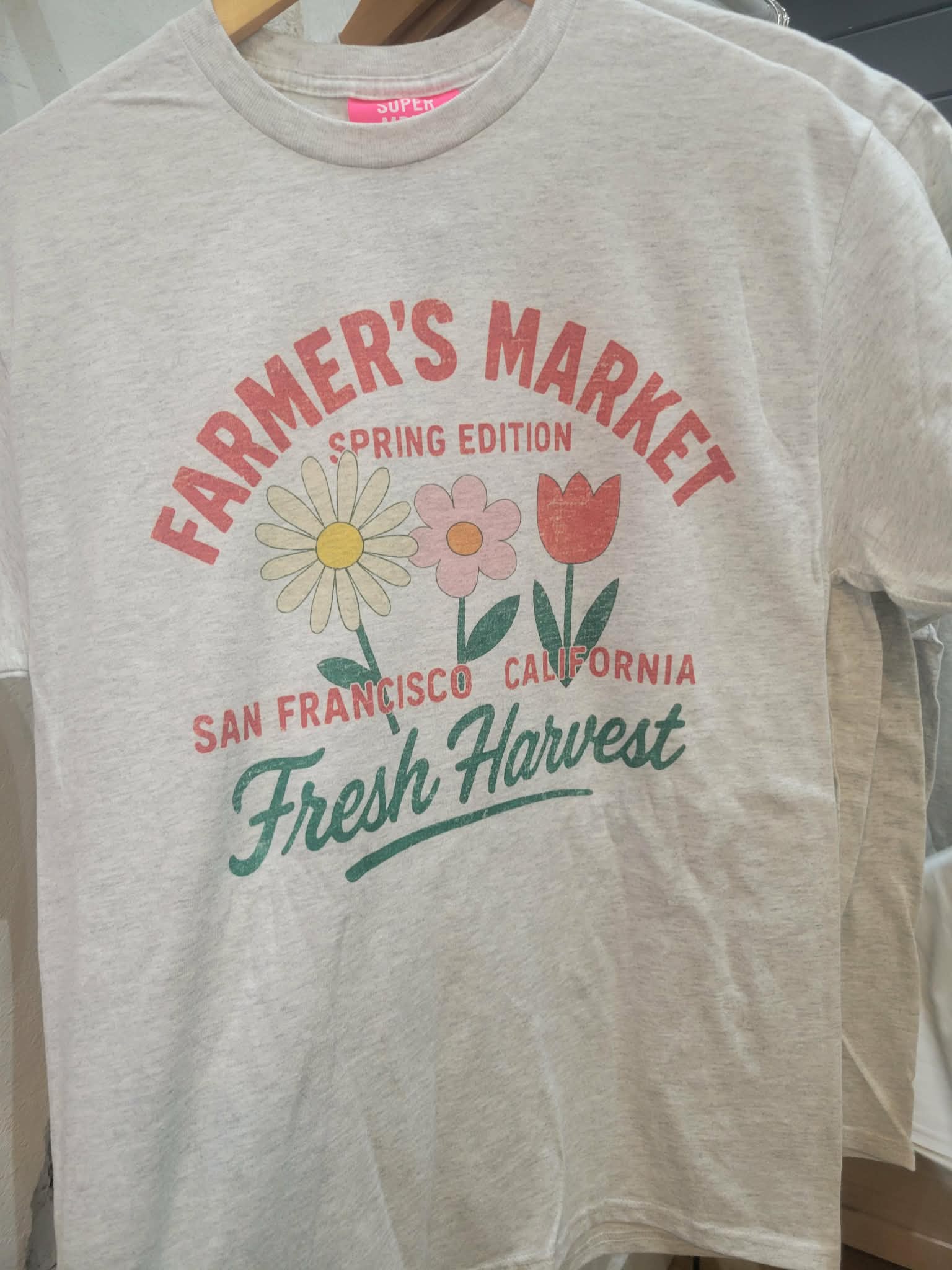 Farmers Market Oversized Graphic Tee