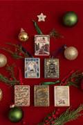 Ceramic Book Ornament, Silent Night