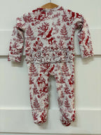 Santa Ruffle Footie