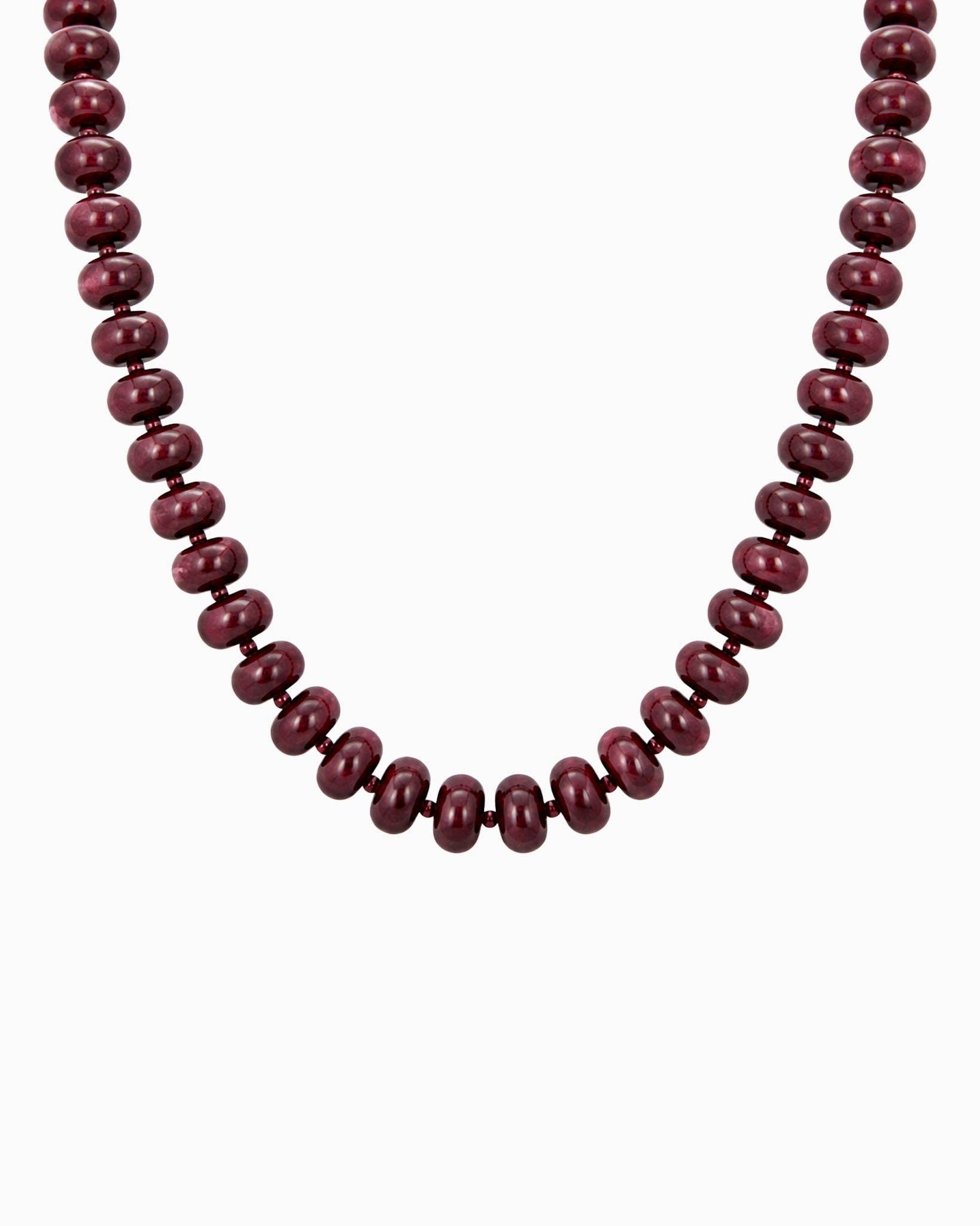 Autumn Marble Seed Necklace