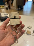 Mini Leather Keychain Journal