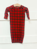 PlaidBabyGown