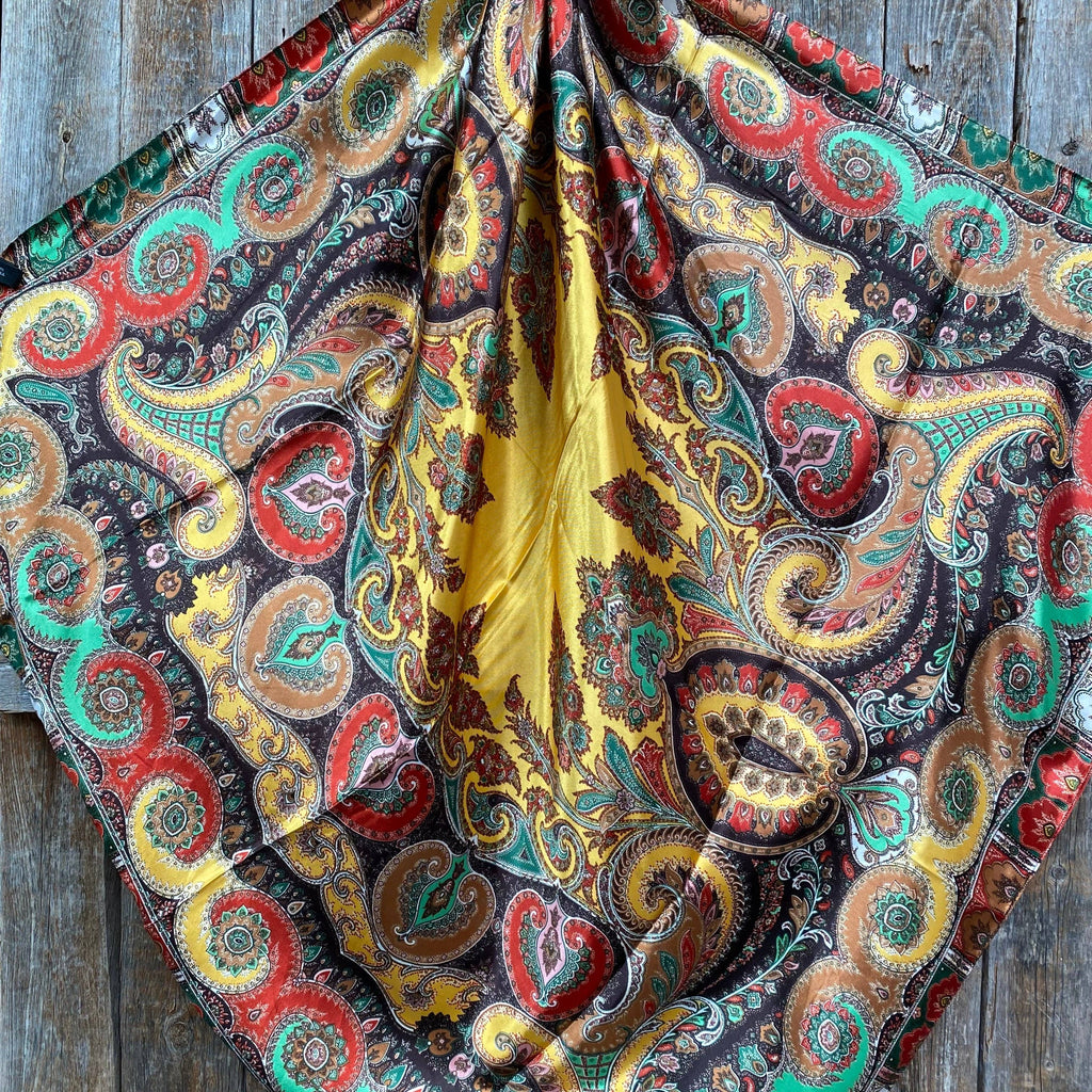 Multi-Colored Paisley Wild Rag
