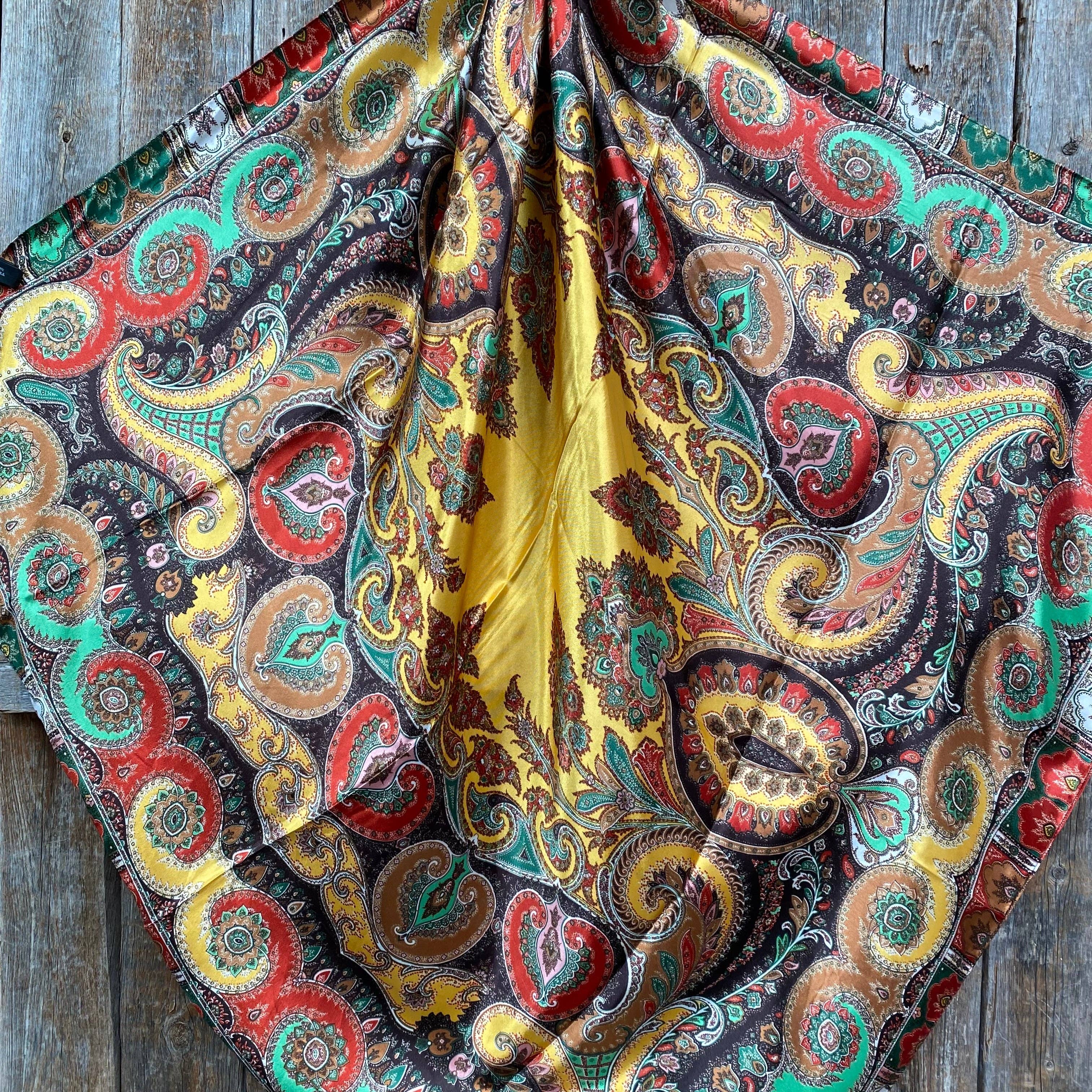 Multi-Colored Paisley Wild Rag