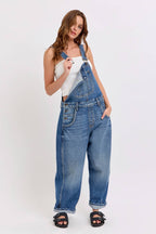 Mid-Waisted Barrel Overalls