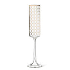 Slender Flute with Gold Rings-9.5"H(6oz)