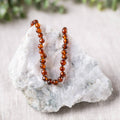 Dark Cognac Baltic Amber Necklace