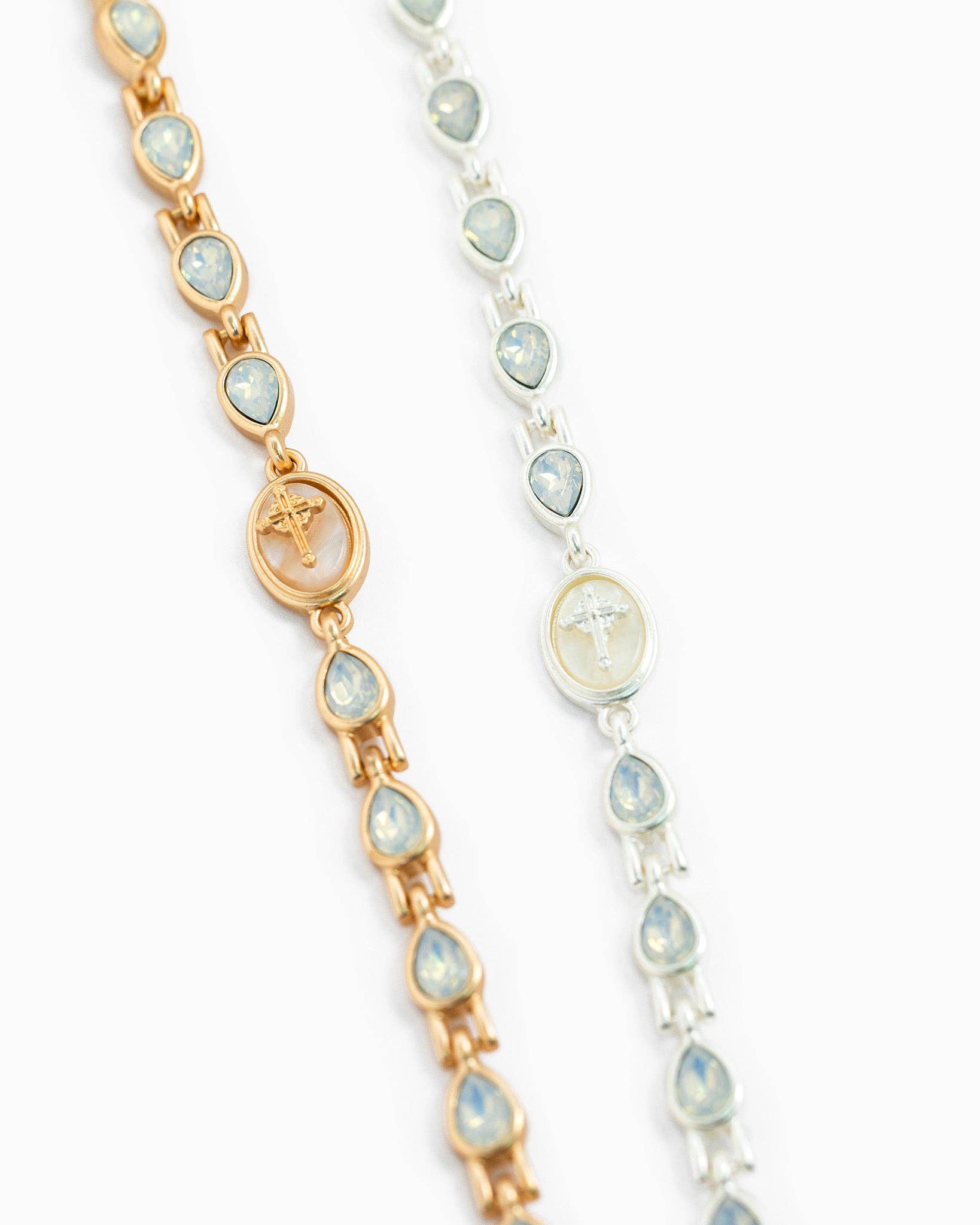 Cross Teardrop Vintage Bracelet