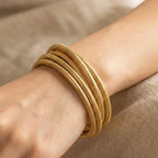 KnottedMetallicBracelet Set