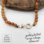 Raw Multi Baltic Amber Necklace