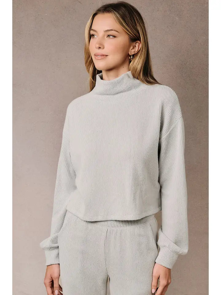 Funnel Neck LS Top