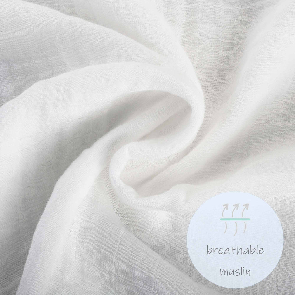 Baby Muslin Swaddle Blanket 47x47 Noah's Ark