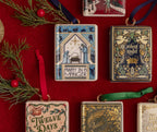 Ceramic Book Ornament, Away in a Manger