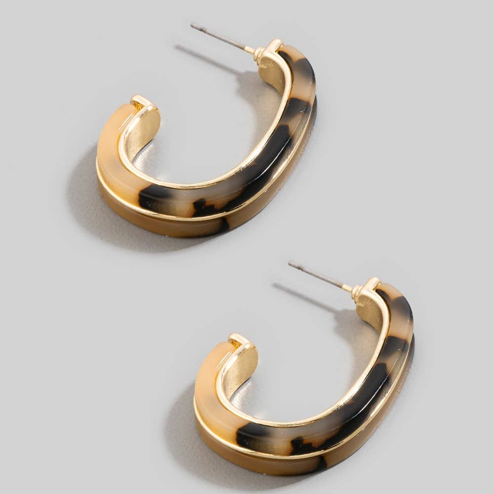 Oval Hoop Earrings