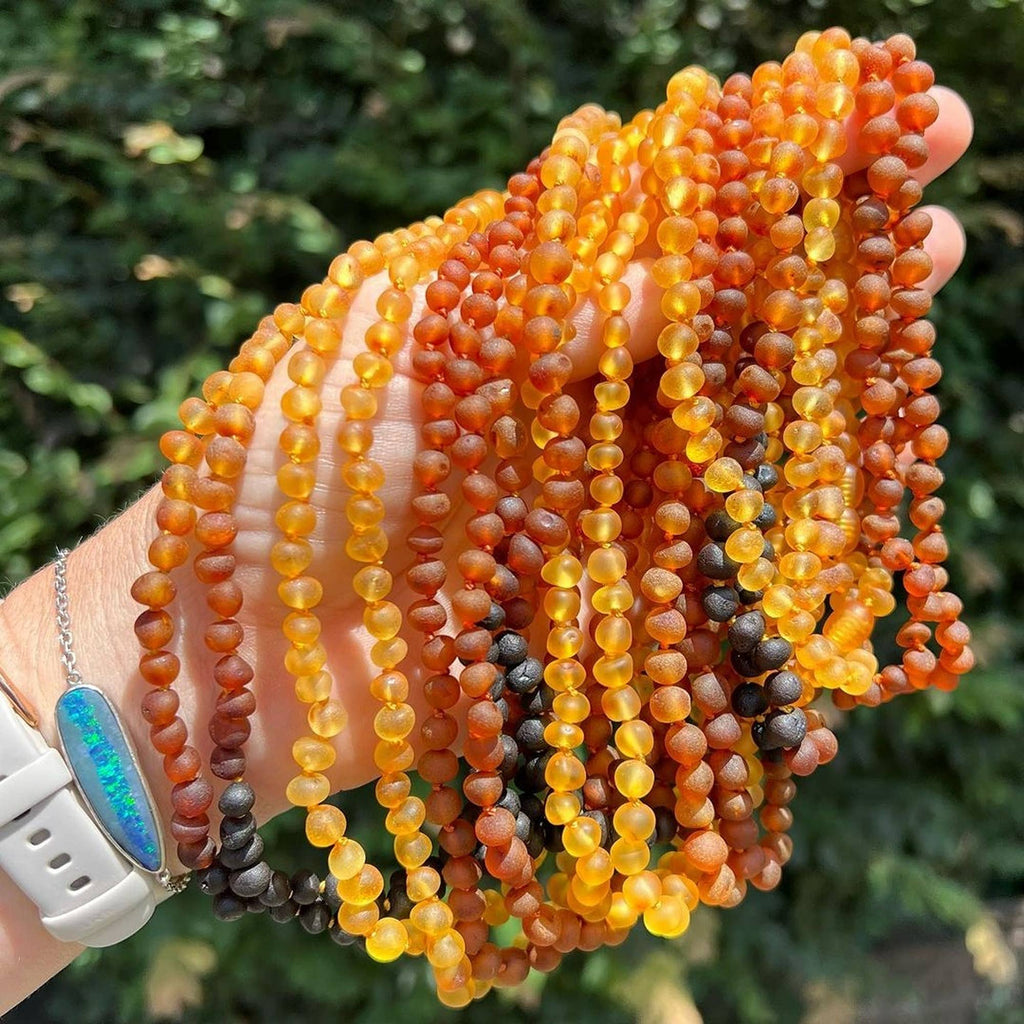 Raw Ombre Baltic Amber Necklace