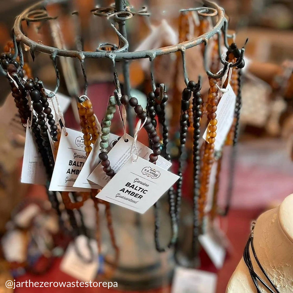 Raw Multi Baltic Amber Necklace