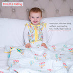 Organic Cotton Sleep Sack 0.5 TOG The Sky Is The Limit
