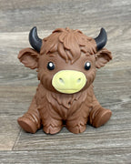 Highland Cow Squishy 5.5 Inch Toy